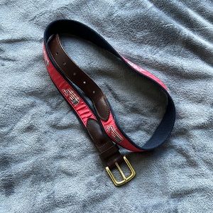 Vineyard Vines Whales America Belt Size 38